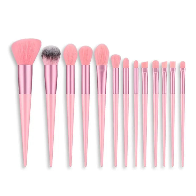 13Pcs Soft Fluffy Makeup Brushes Set for Cosmetics Foundation Blush Powder Eyeshadow Kabuki Blending Makeup Brush Beauty Tool